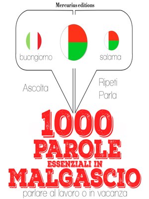 cover image of 1000 parole essenziali in Malgascio